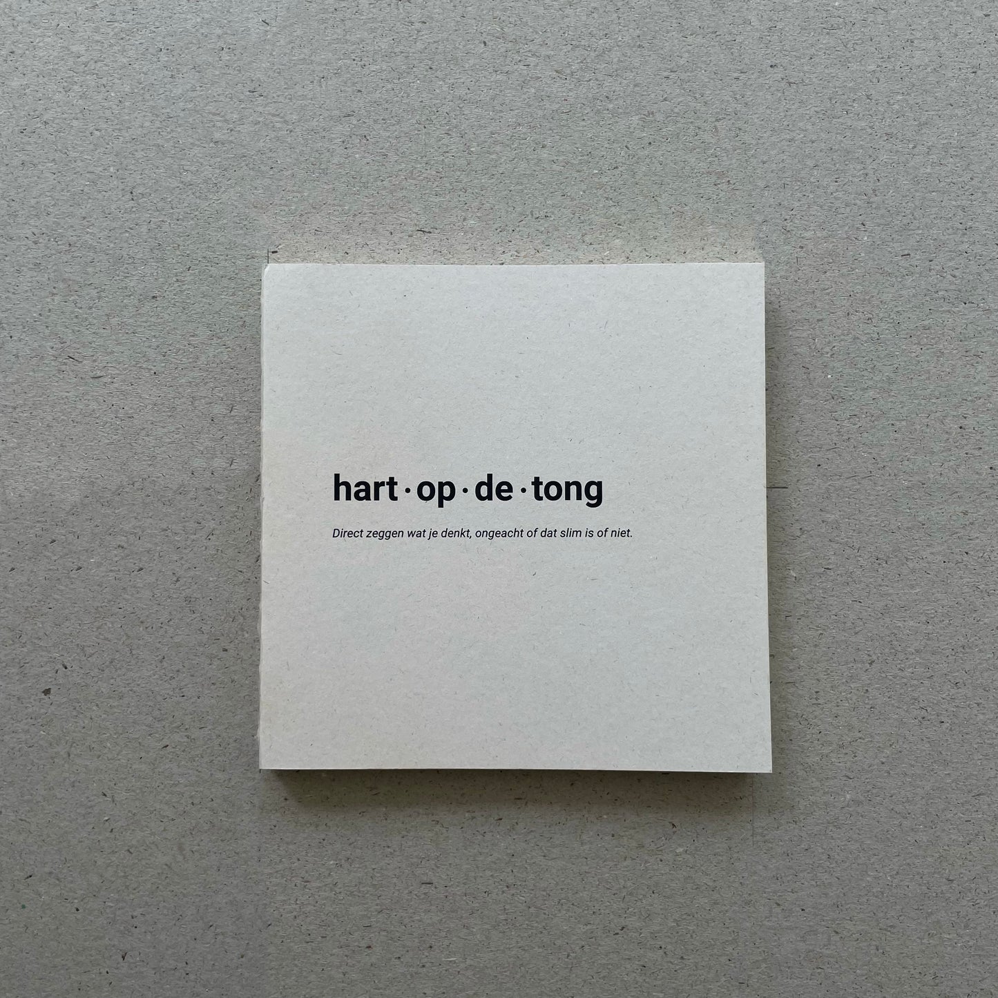 Hart op de tong